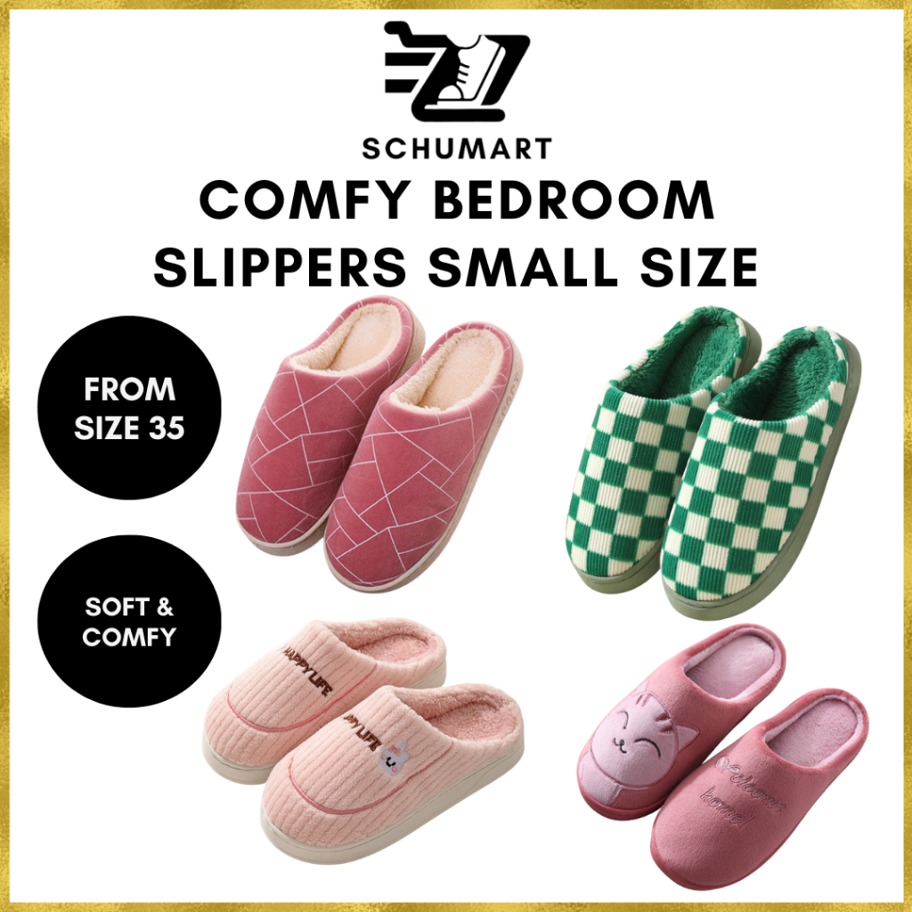Comfy Bedroom Slippers Soft Cushion Indoor Home Slippers Indoor House ...