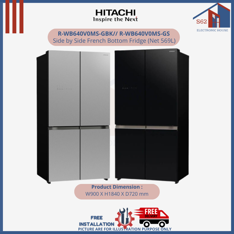 Hitachi RWB640V0MSGBK (Glass Black) / RWB640V0MSGS (Glass Silver
