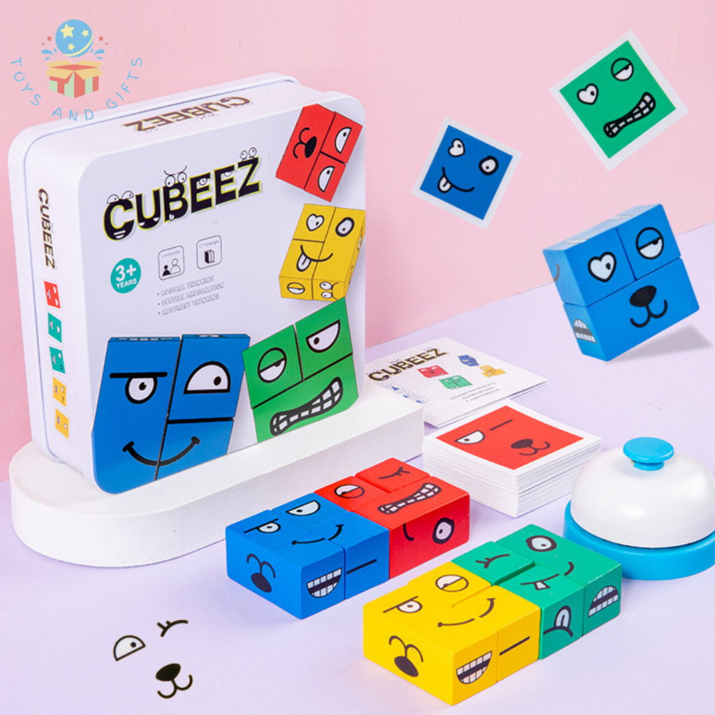 [SG Seller] Emoji Face-Changing Cube Game Puzzle Game Block Game ...