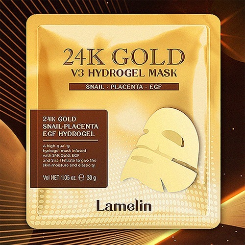 LAMELIN 24K Gold V3 Hydrogel Mask 30g | Shopee Singapore