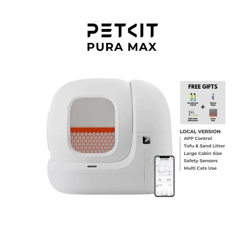 PETKIT Pura MAX Auto Cat Litter Box Shopee Singapore