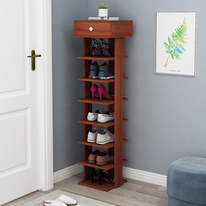 《SG STOCK》8 tiers shoe rack drawer storage organizer cabinet entrance ...
