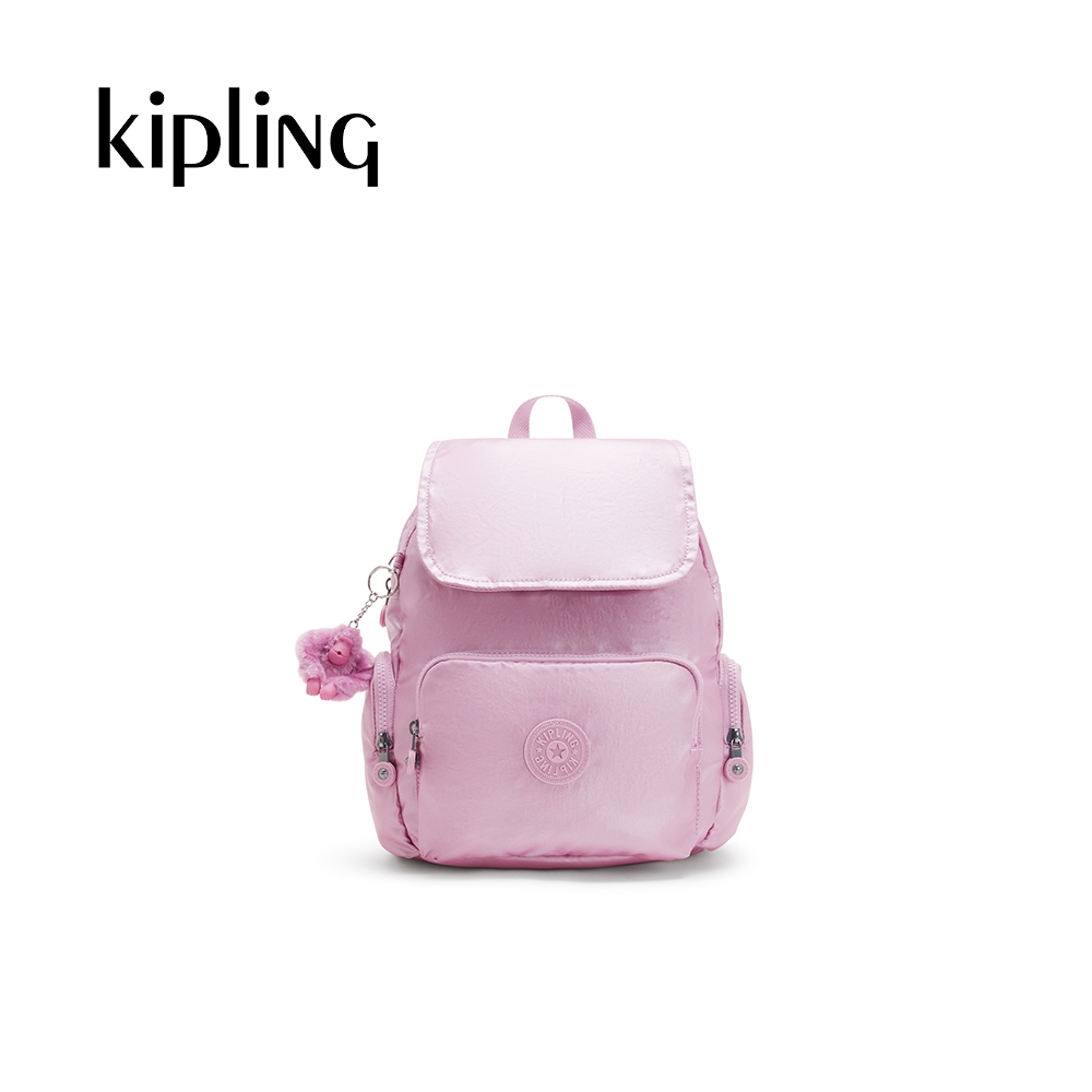 Kipling CITY ZIP S Metallic Lilac Backpack Shopee Singapore