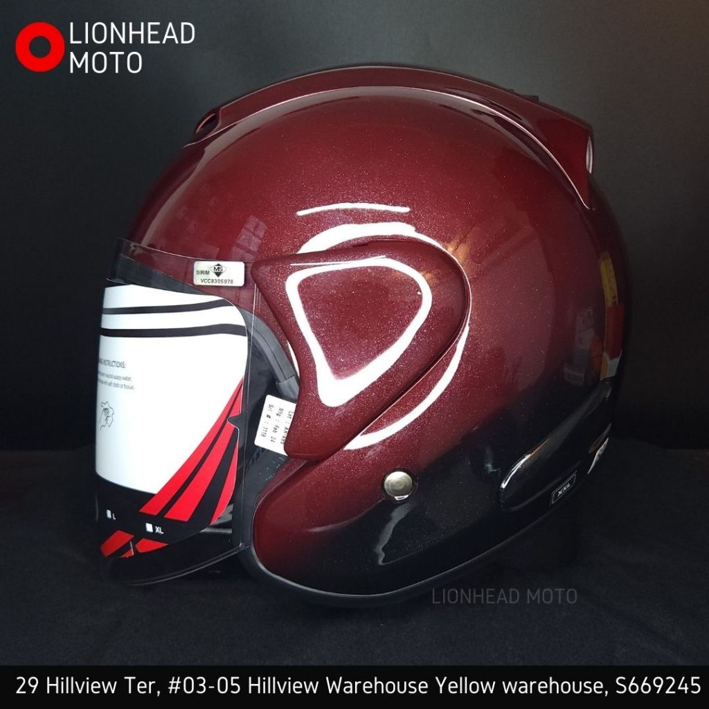 SG SELLER ARC RITZ MOTORCYCLE HELMETS AND VISORS Shopee Singapore