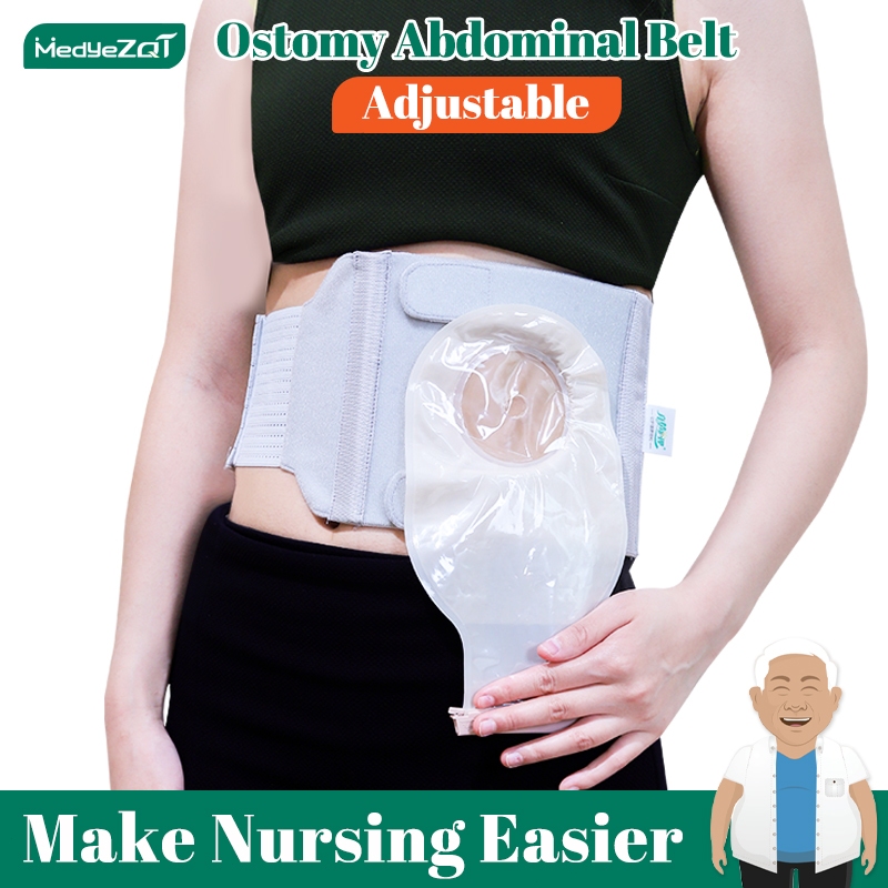 [Singapore Shipping]Ostomy Abdominal Belt Brace waist support wear on