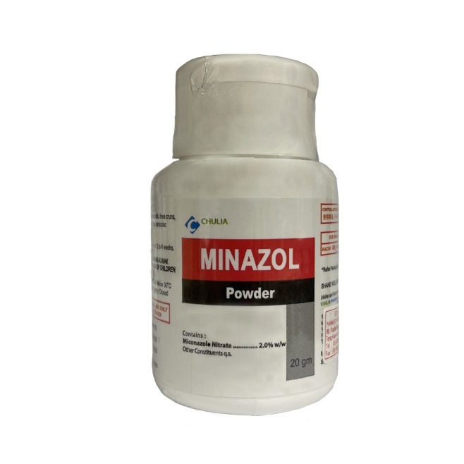 Minazol (Miconazole) anti-fungal powder 20gm | Shopee Singapore