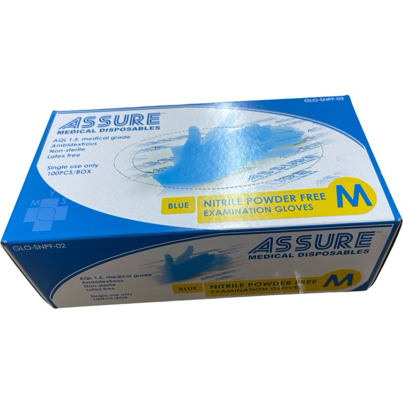 1-3 boxes Assure Official Reseller Nitrile Powder free Examination ...
