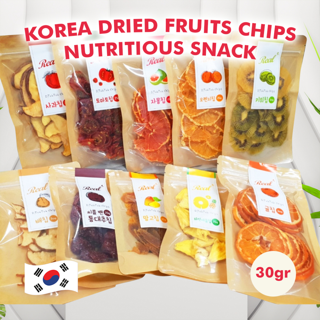 Korea Dried Fruits Chips Nutritious Snack | Shopee Singapore