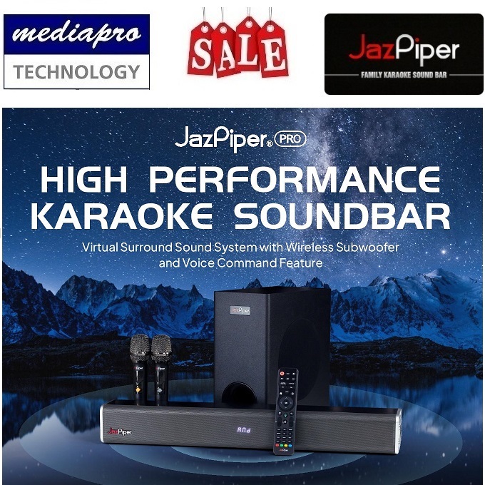 Surround sound store system with karaoke