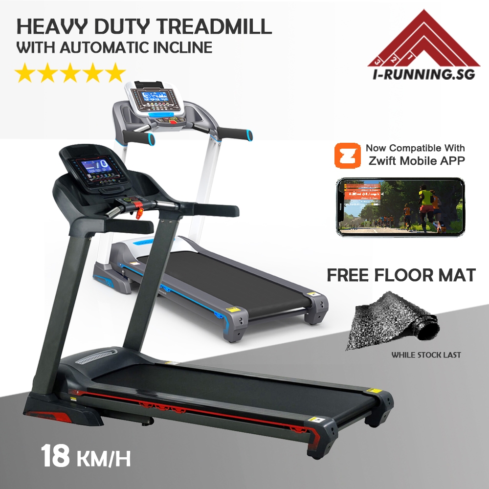IRunning TM988 Foldable Motorized Treadmill ★ 1 18km/h ★ Zwift App