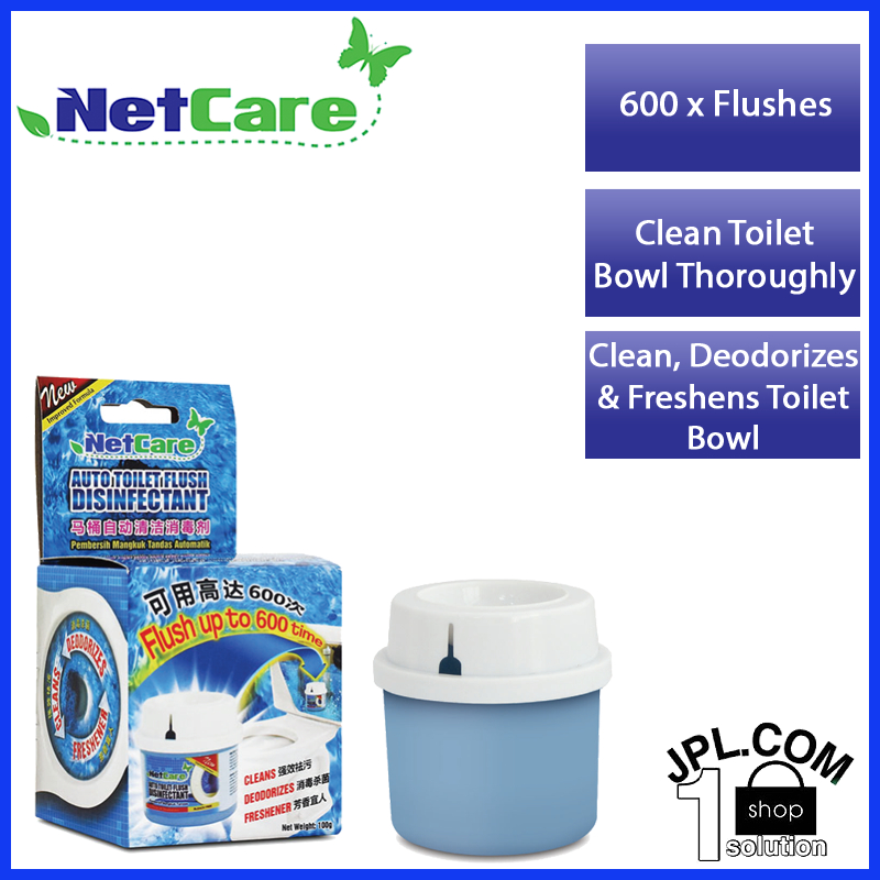 Netcare Auto Toilet Flush Disinfectant 100g ( Bathroom Toilet Bowl ...
