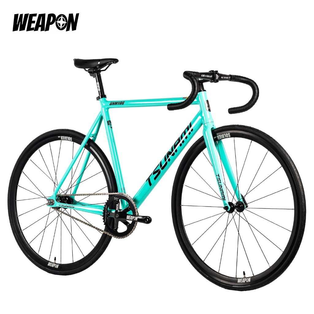 TSUNAMI SNM100 fixie bike fixed gear bike single speed bike Lightweight Durable Ready stock Shopee Singapore