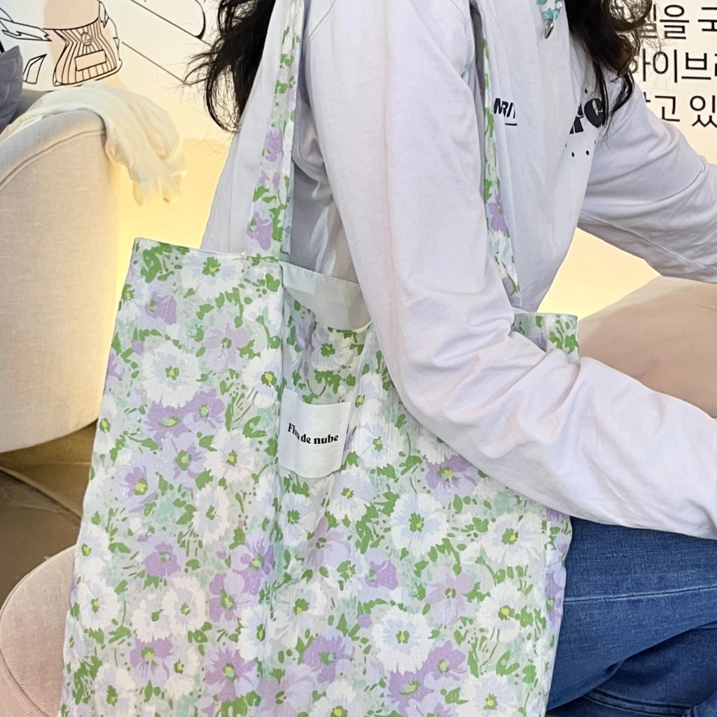 Korean eco tote bag hotsell