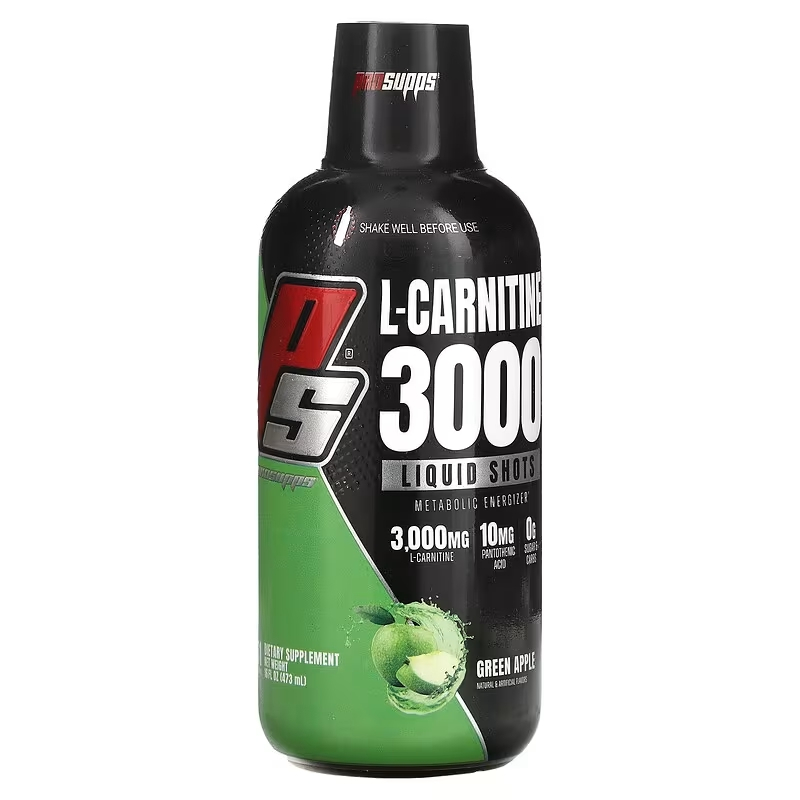 vanish l carnitine 3000 ProSupps, Vanish, L Carnitine 3000 Liquid Shots, Metabolic Energizer for  Performance, Gluten Free, 3,000 mg, 16 fl oz