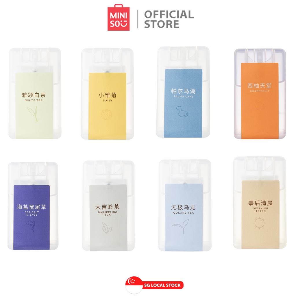 MINISO Pocket Perfumes Eau De Parfum (Darjeeling Tea/ Pink Dream/ Sage ...