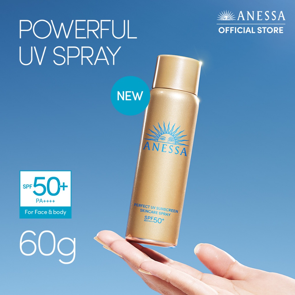 Anessa Perfect UV Sunscreen Skincare Spray 60G | Shopee Singapore