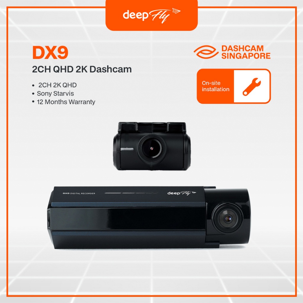 Deepfly DX9 Dual-Channel Quad HD 2K Dashcam [Made-in-Korea] | ADAS ...