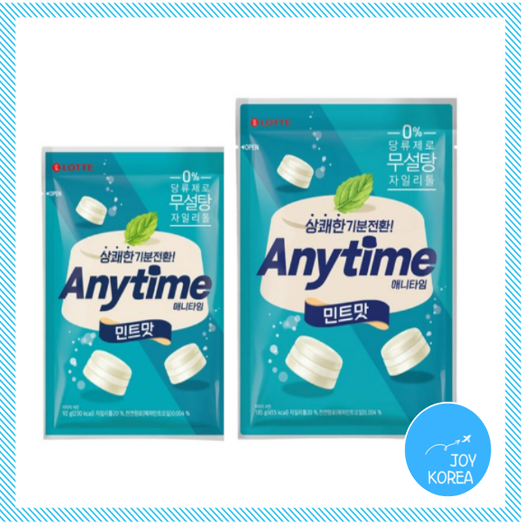 [Lotte] Anytime Xylitol Zero sugar Candy / Sugar Free Candy / Low