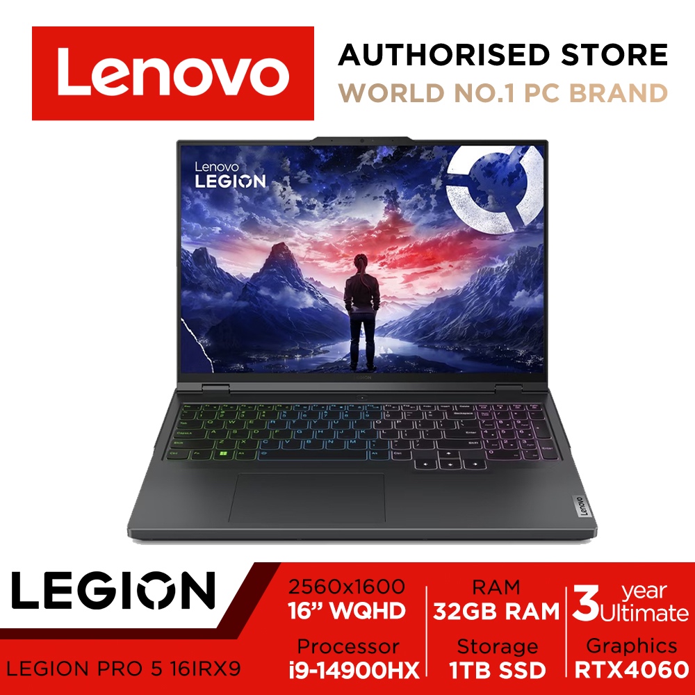 [RTX 4060] Lenovo LEGION Pro 5 16IRX9 | 83DF007QSB | 16" WQHD | Intel ...