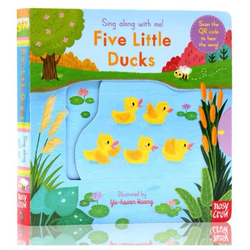 SG] Nosy Crow Sing Along with Me Baby interactive books The wheels