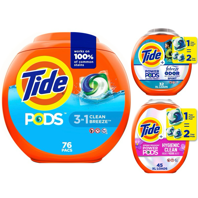 🔥[US Best Selling]🔥Brand New TIDE PODS Power Pods Laundry Detergent ...