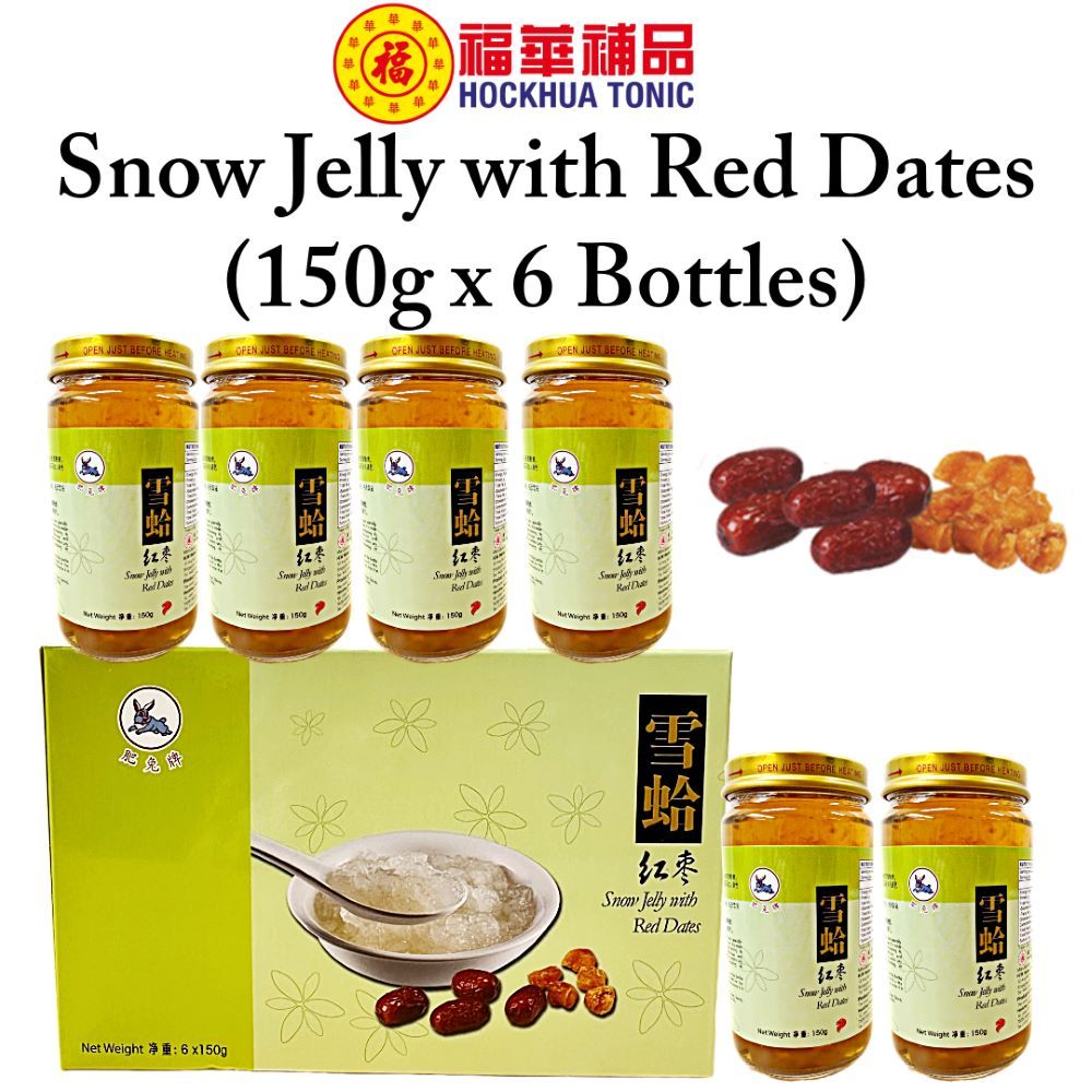 Fei Tu Snow Jelly with Red Dates (6 Bots x 150g) | Shopee Singapore