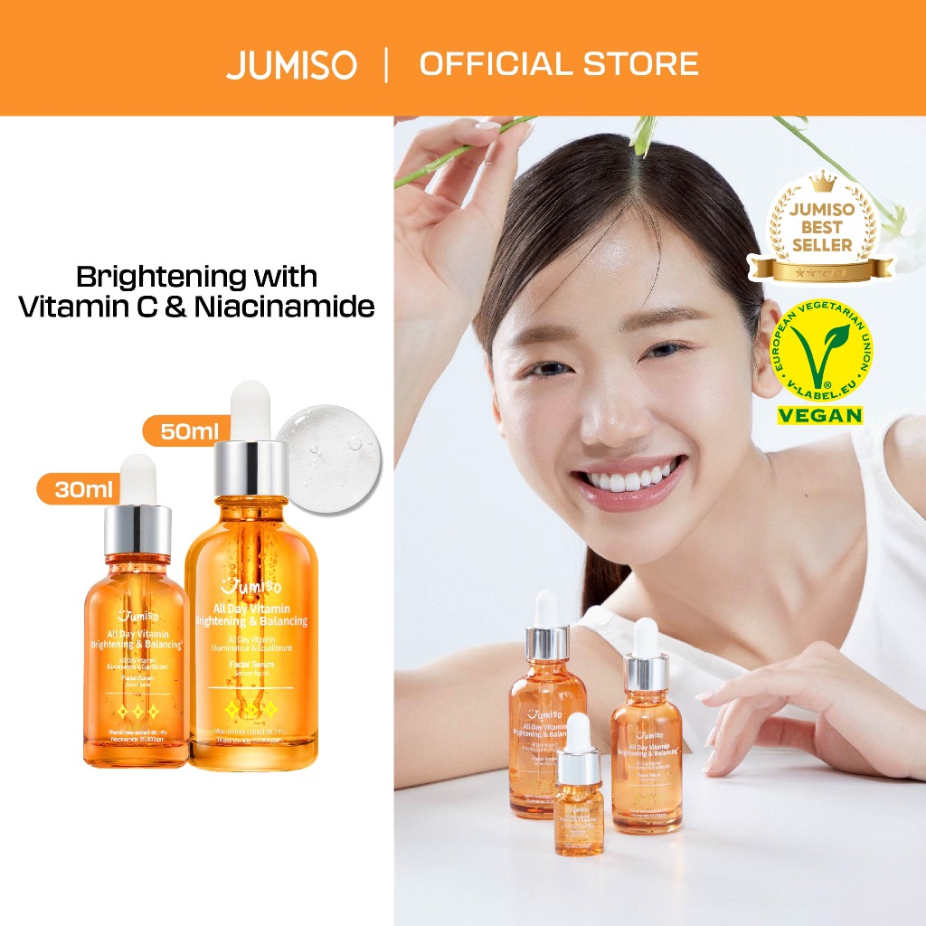 Sérum Visage JUMISO All Day Vitamin – éclat & équilibre, 30 Ml – K-beauty – Neuf Sous Emballage