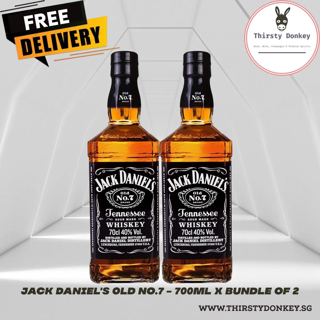 Jack Daniel's Old No.7 - 700ml (Bundle of 2) | Shopee Singapore