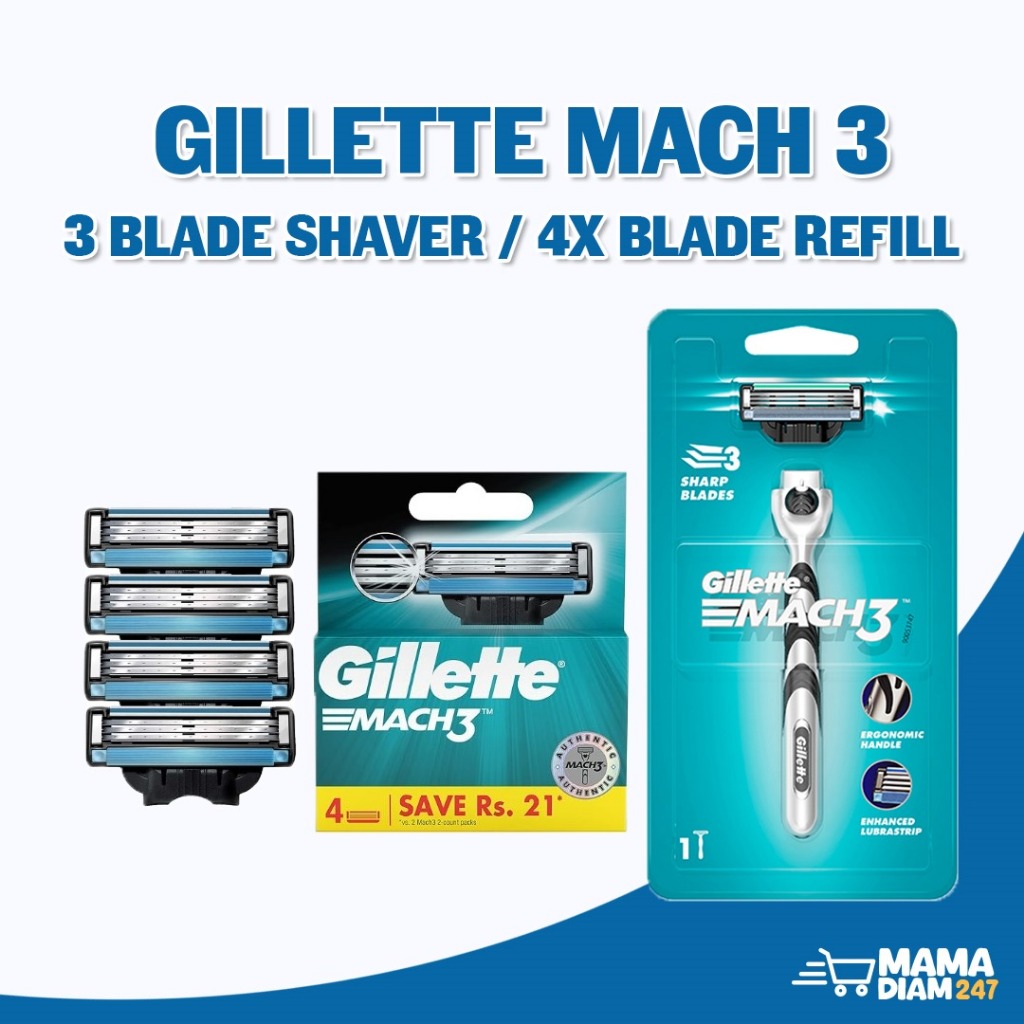 Gillette Mach 3 Shaver | Shopee Singapore