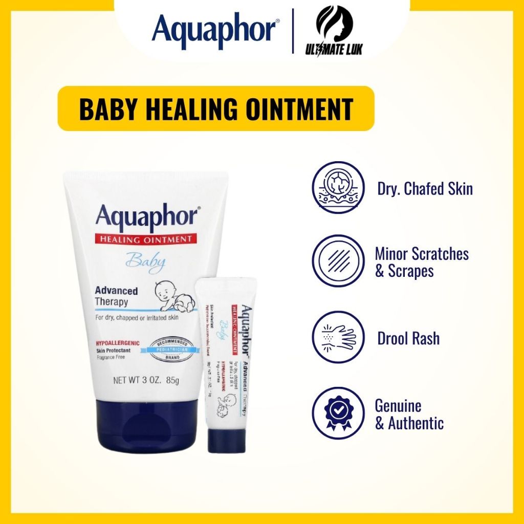 Aquaphor, Baby Healing Ointment, Advanced Therapy, For Dry Skin ...