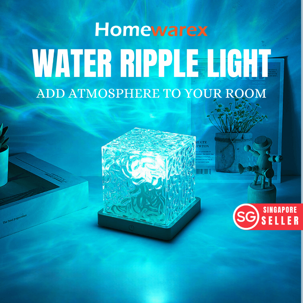 [Local Seller] RGB 16 Color Rotating Sea Wave Water Ripple Projection ...
