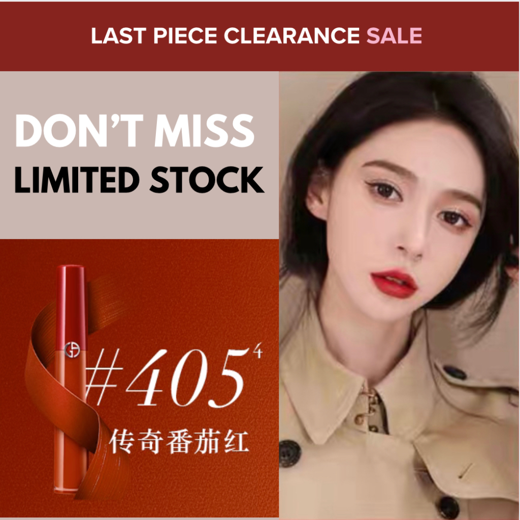 Sample LipStick MAC Armani GA Sample Size Shopee Singapore