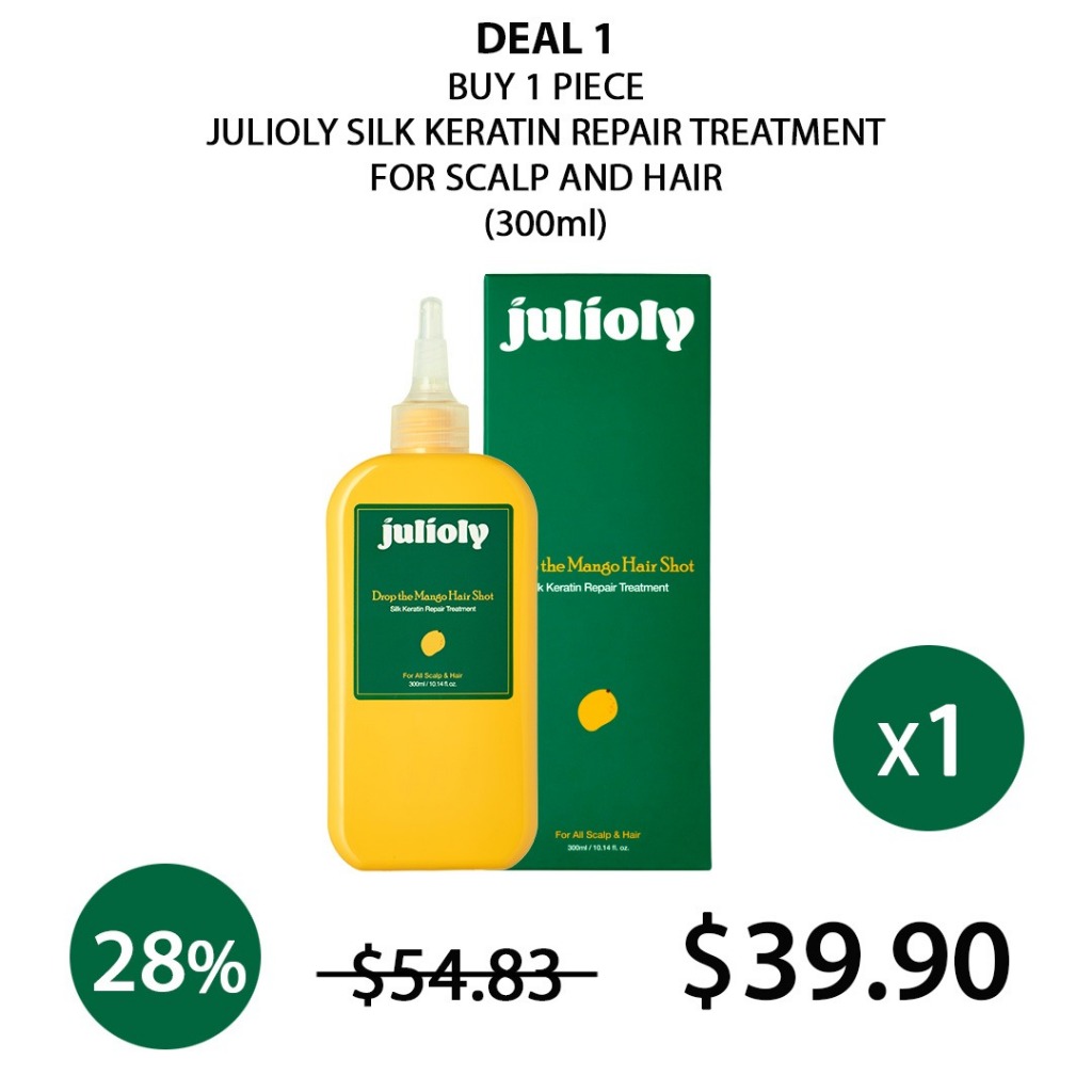 (JULIOLY OFFICIAL STORE) Silk Keratin Repair Treatment for Scalp and ...