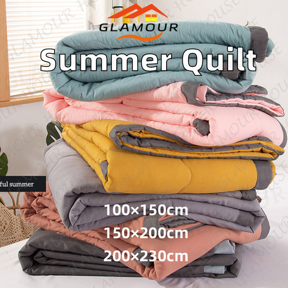 [SG] Blanket Single Japanese Summer Quilt Blanket Queen Size 100/150
