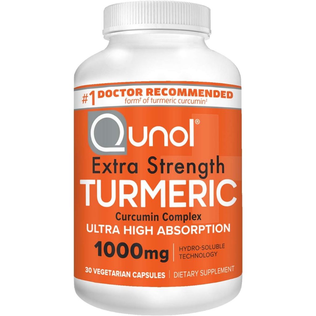 Turmeric Curcumin Capsules Qunol with Ultra High Absorption 1000mg ...