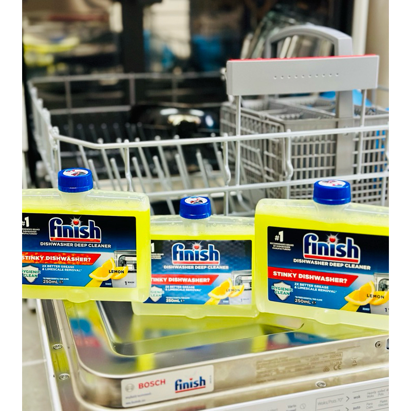 Finish Dishwasher Machine Cleaner 250ml ( Lemon Scented ) Shopee