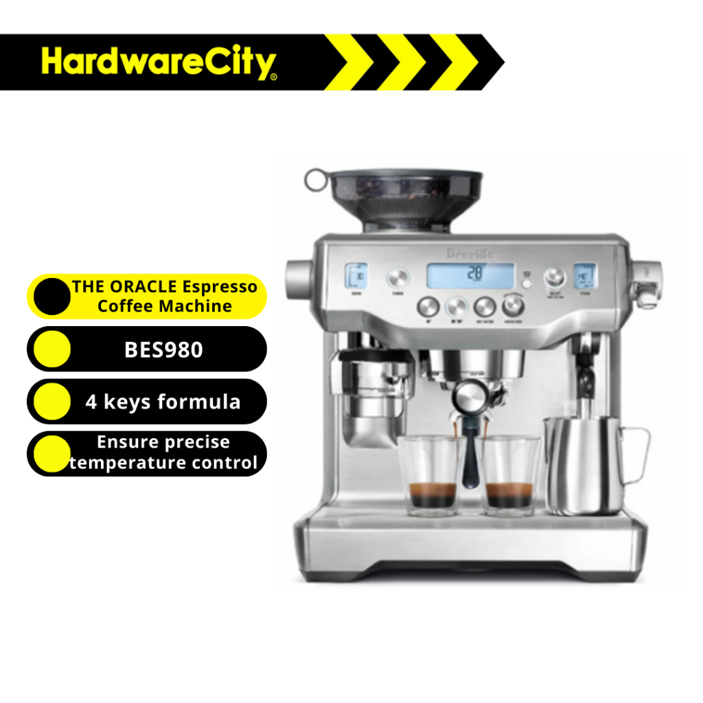 BREVILLE BES980 THE ORACLE Espresso Coffee Machine Shopee Singapore