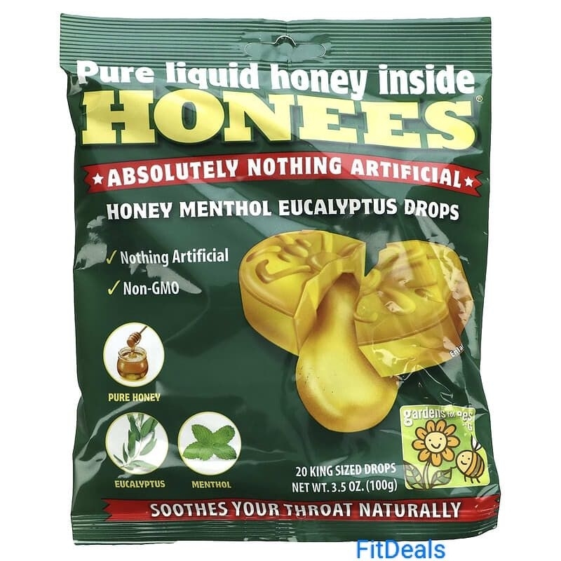 Honees Honey Menthol Cough Drops (20 pieces) Shopee Singapore