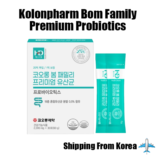 [Kolon] BOM Family Premium Probiotics 60g(2g*30T) Lactobacillus / Whey ...