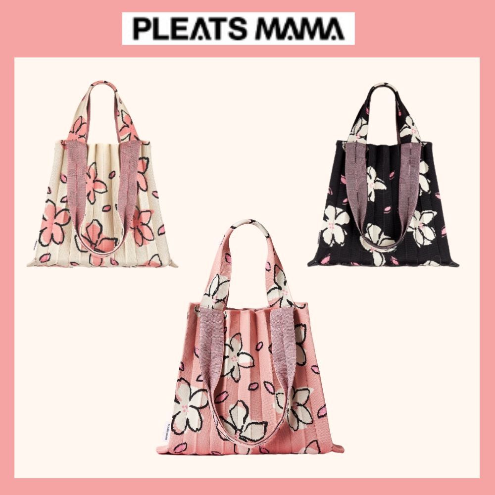 [PLEATS MAMA] Cherry Blossom Edition Two way Shopper Bag : Made in ...