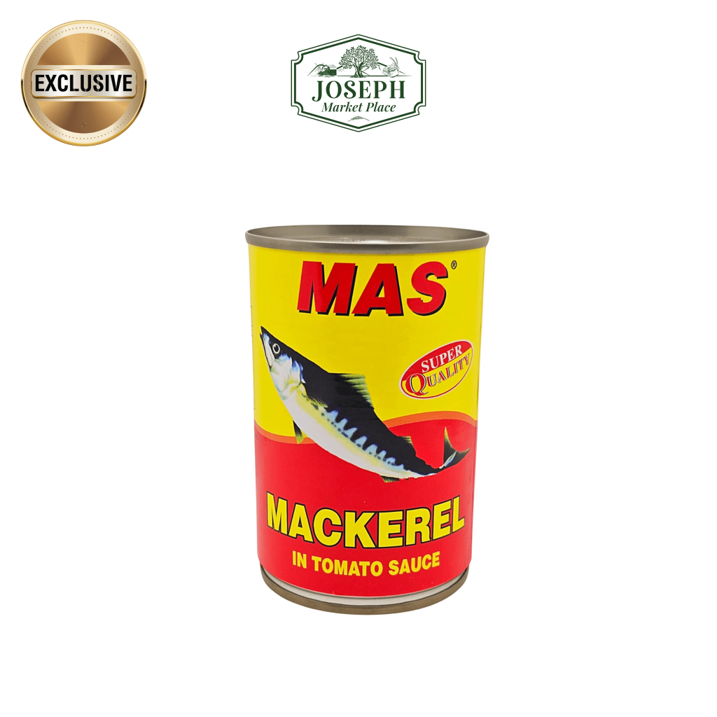 MAS Japanese Canned Mackerel in Tomato Sauce (425g) Halal, Ready to Eat Canned Fish Shopee