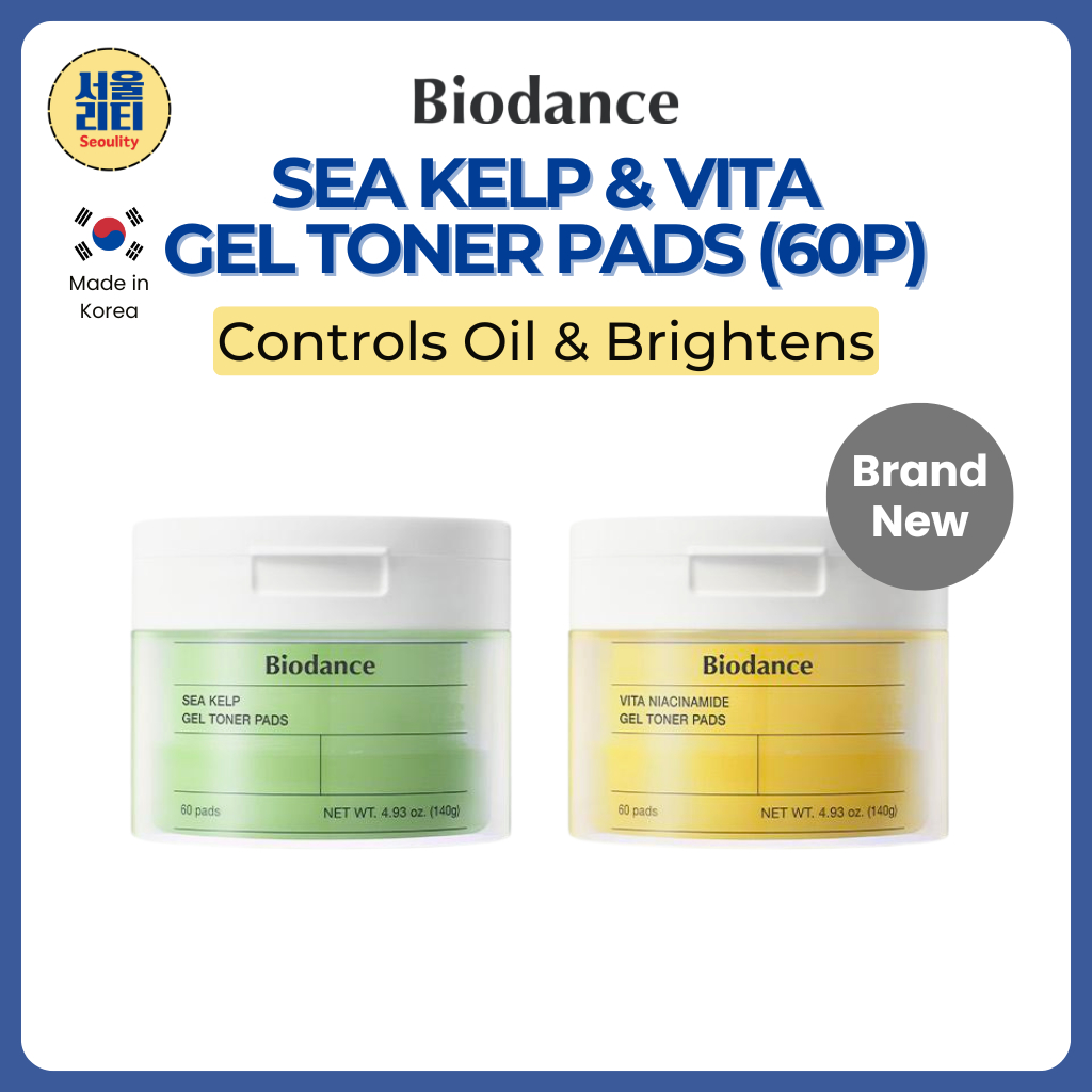 [Biodance] 🇰🇷 Sea Kelp & Vita Niacinamide Gel Toner Pads｜60P Hydrating ...