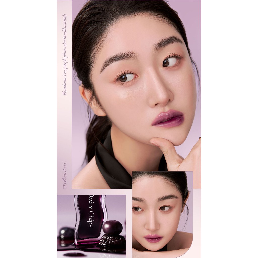 Lip Tint 10 Colors DAILY CHIPS Haru Water Tint Water-Based
