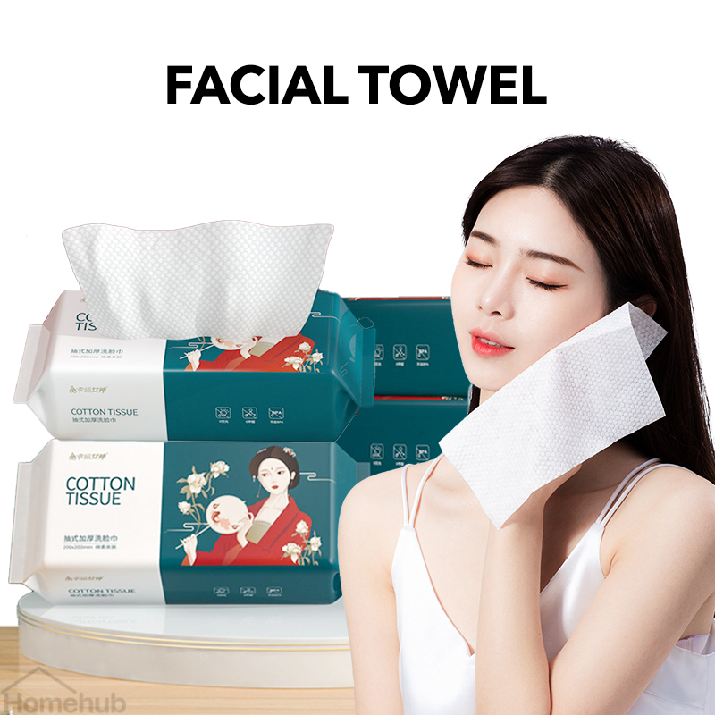 Homehub Facial Towel Tissue Face Cotton Pad Disposable Makeup Remover
