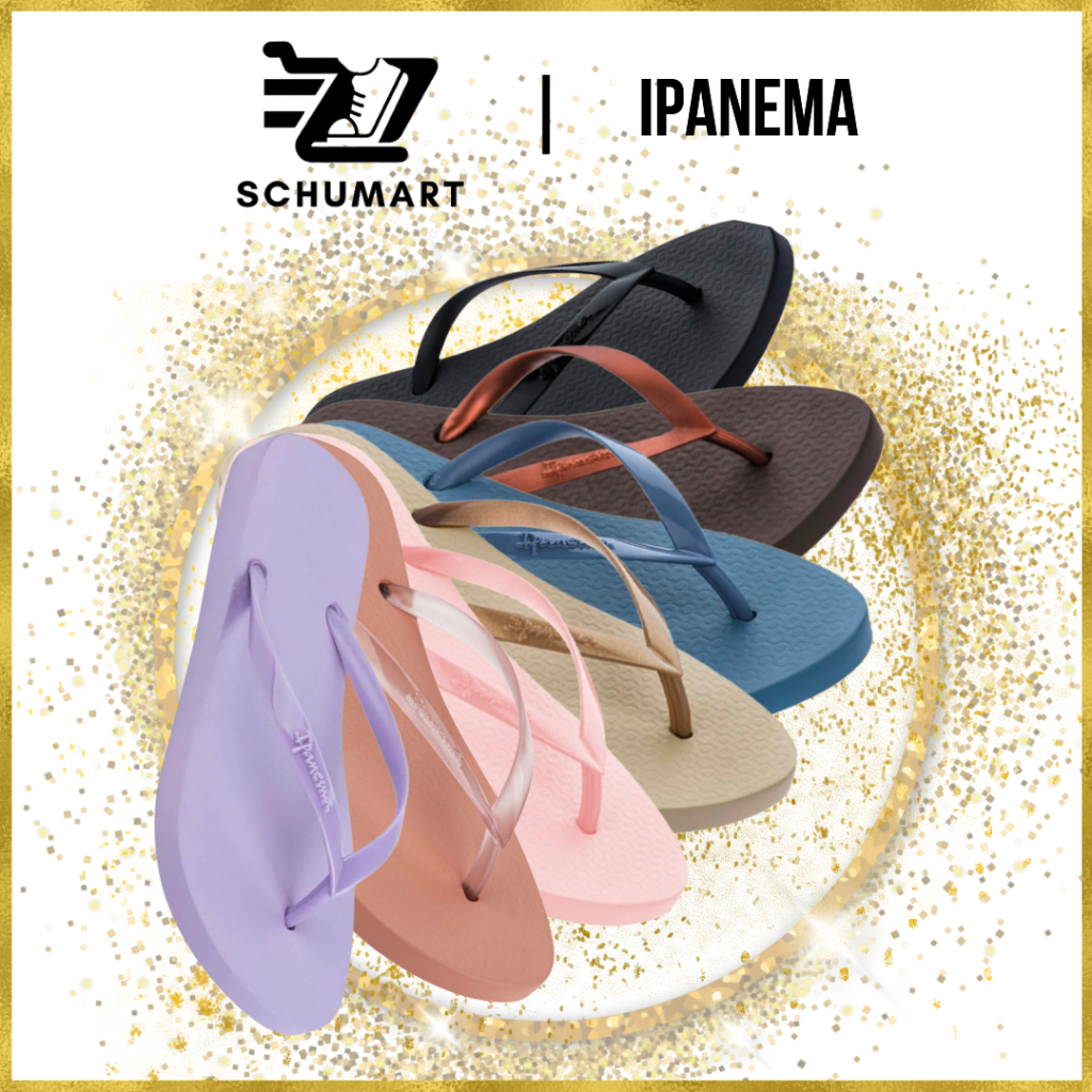 [BY SCHUMART] Ipanema Women Fine Series Flip Flops | Shopee Singapore
