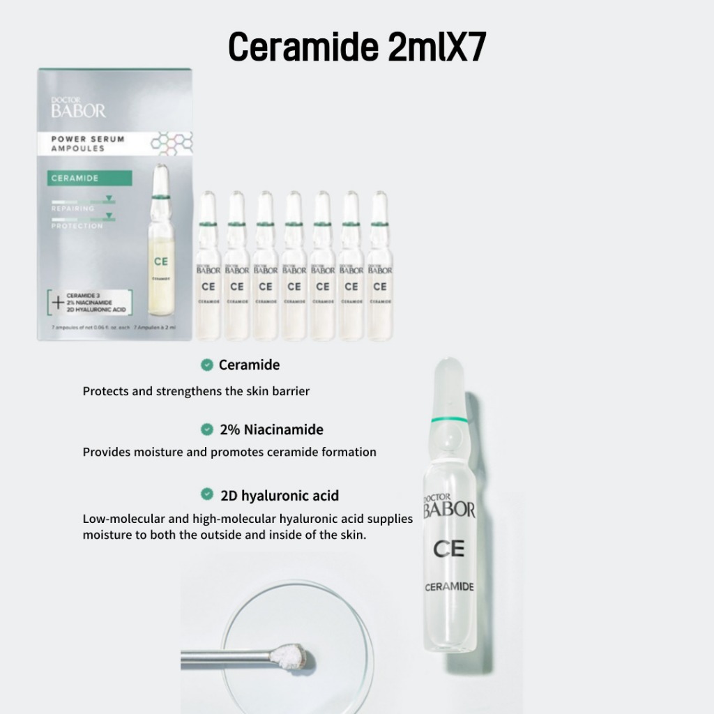 Doctor Babor Power Serum Ampoule concentrates Hyaluronic Acid Peptide Ceramide Hydrating