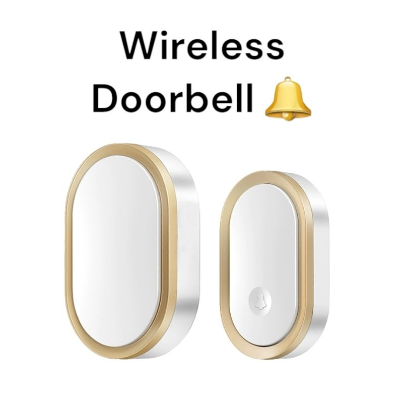 Wireless Door Bell Battery DoorBell Chime Smart Home Waterproof No ...