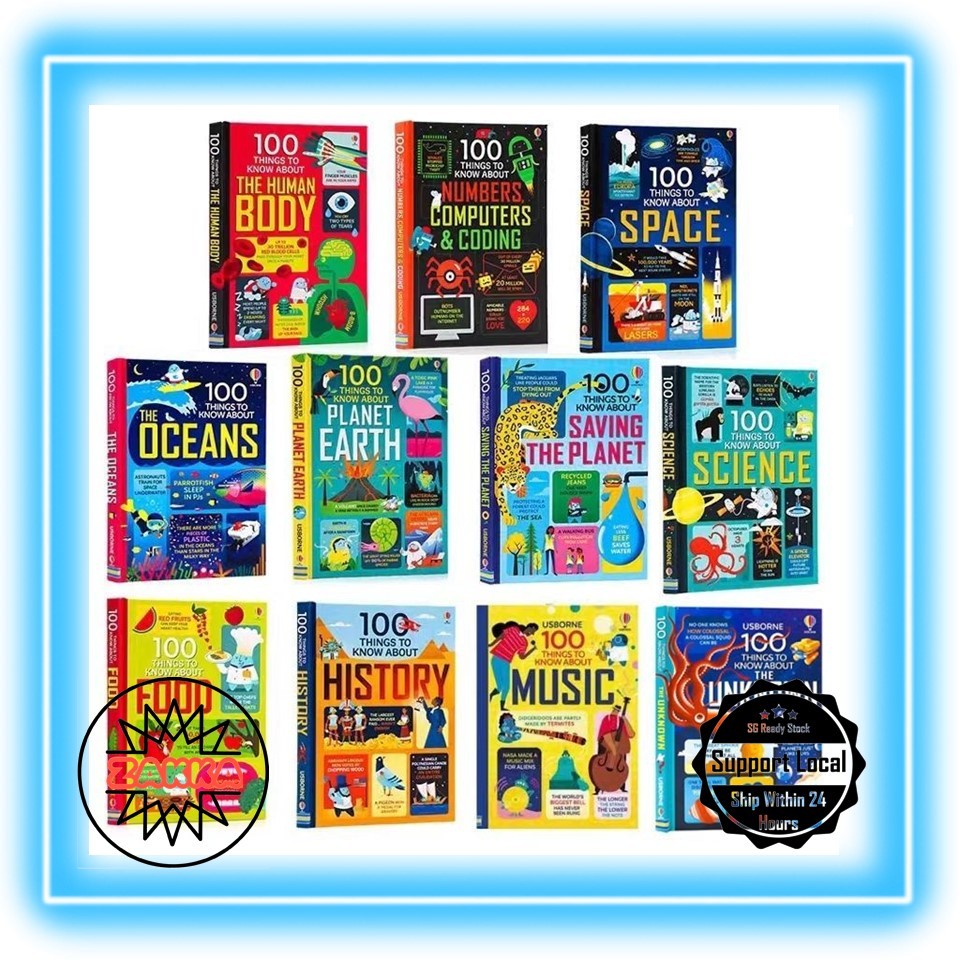 100 Things to Know About Series 11冊セット Ready Stock] **Latest** Usborne 100 Things to know about Series