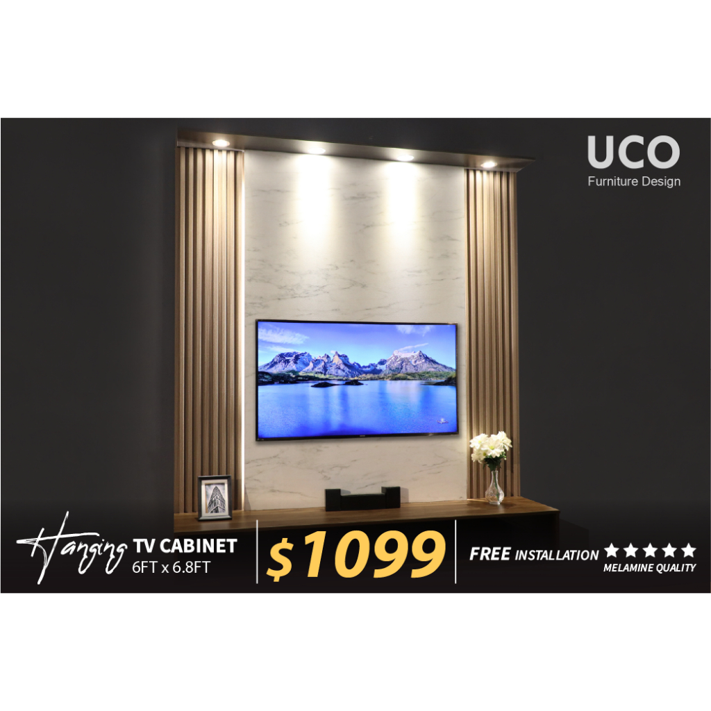UCO HWTC05 HANGING TV CONSOLE (6FT) Shopee Singapore