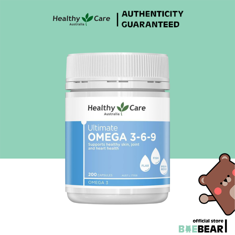 Healthy Care Ultimate Omega 369 200 Capsules [Baebear.sg] Shopee